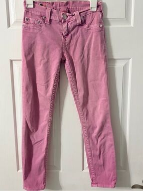 True Religion Pink Skinny Jeans